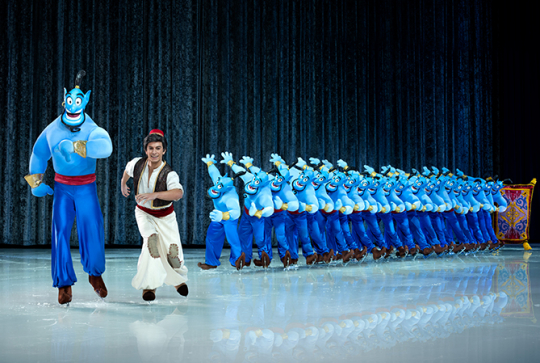 Le génie d'Aladin à Disney sur glace