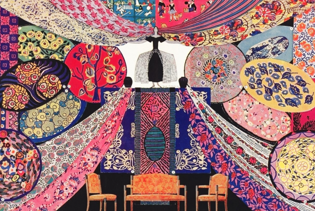 Expo La naissance des grands magasins. Mode, design, jouets, publicité, 1852-1925 : cahiers ateliers d'art, Galeries Lafayette