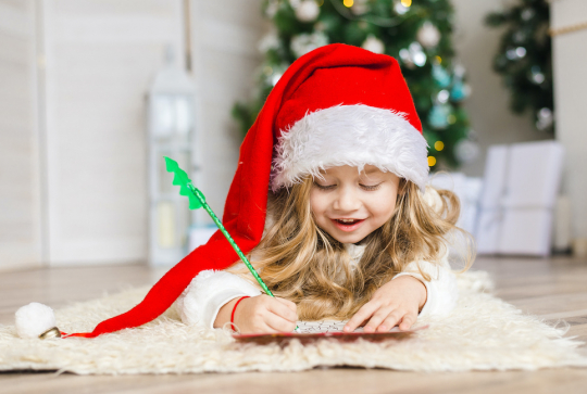 Écrire au père Noël : liste des enfants