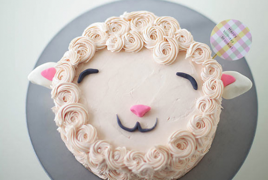 Gâteau d'anniversaire mouton