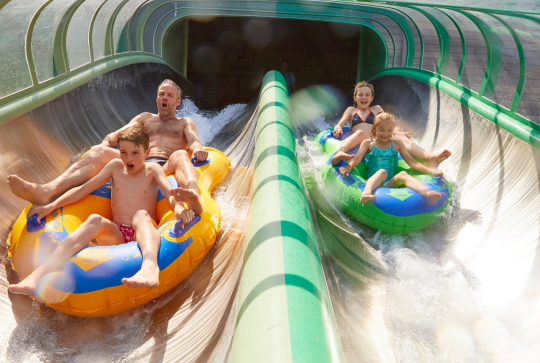 Bellewaerde Aquapark : Toboggans aquatiques