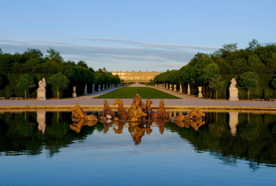 Château de Versailles : fontaine et vue sur les jardins