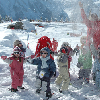 Enfants à Orcières