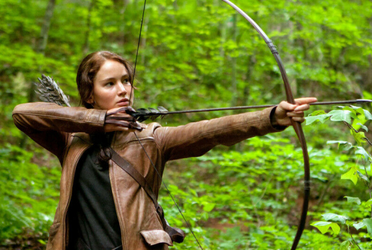 Hunger Games : Katniss tire à l'arc