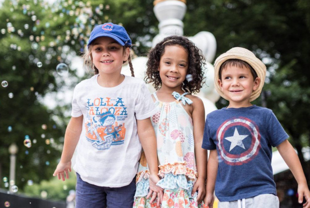 Lollapalooza et Kidzapalooza 2018 : enfants