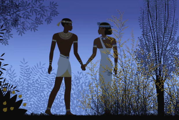 Le Pharaon, le Sauvage et la Maîtresse des Roses : couple