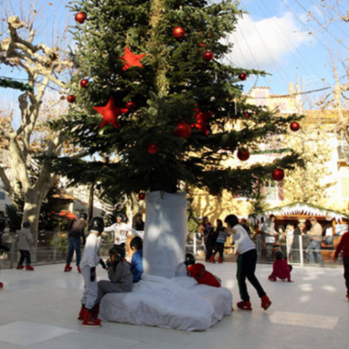 La patinoire à ciel ouvert de Cassis