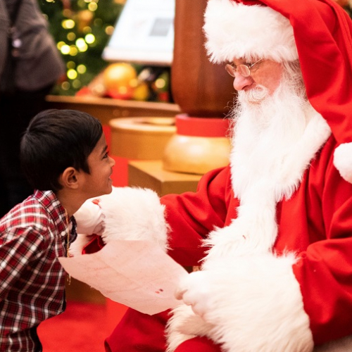 La Piste aux Étoiles : Père Noël et enfant