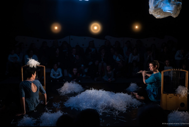 Le ciel est par-dessus le toit - La scène et son public