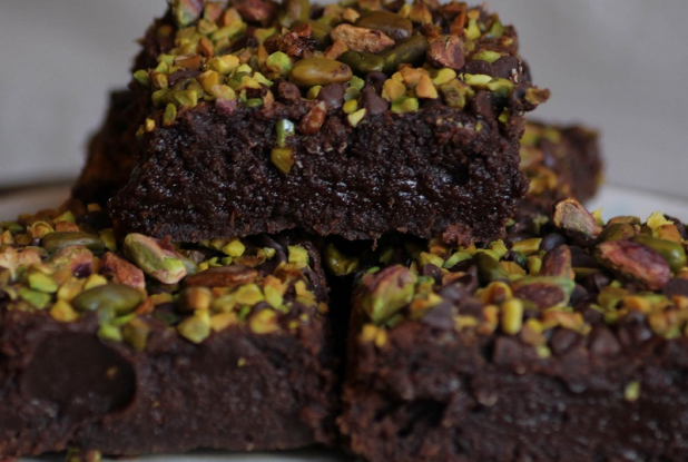 Brownie chocolat pistache chez Monsieur M