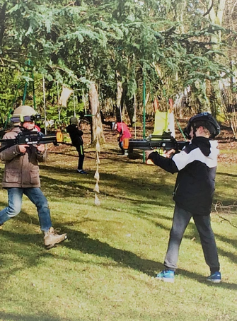 Un laser game 100 % agile
