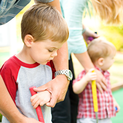 En route pour une sortie au mini-golf