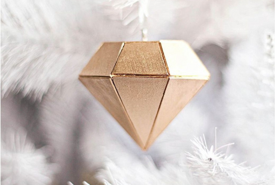 Boule de Noël diamant