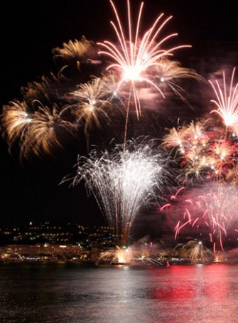 Le feu d’artifice du nouvel an