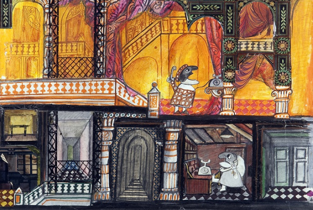 Polichinelle et les contes merveilleux - étages