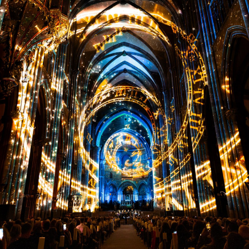 Luminiscence dans la Cathédrale de Strasbourg