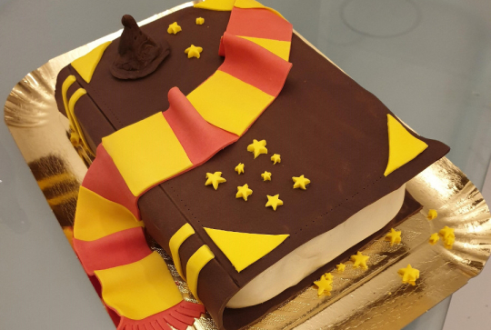 Gâteau grimoire d'Harry Potter