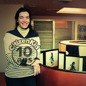 Elodie Imbeau, responsable des activités Hors-temps scolaire à la Cinémathèque