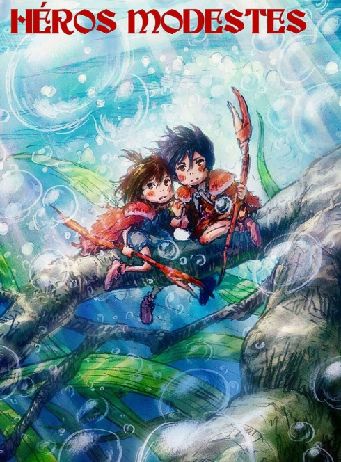 Héros modestes : Deux enfants crabes sous l'eau