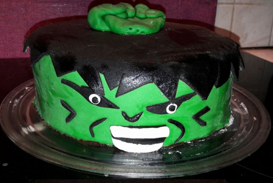 Gâteau Hulk