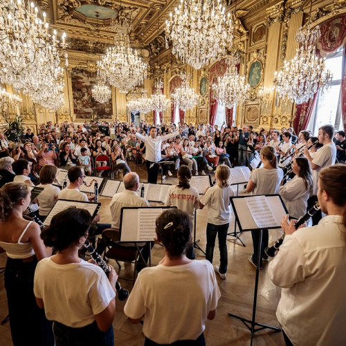 Journées du Patrimoine : Concert donné par des enfants à l'Hôtel de Ville