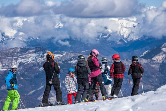 Ski près de Nice à Audibergue - La Moulière