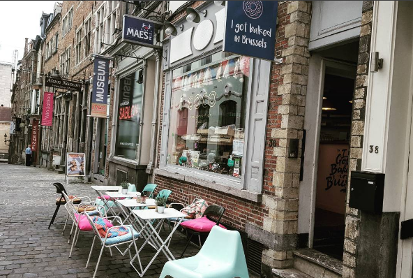 La terrasse du Wally's Coffee