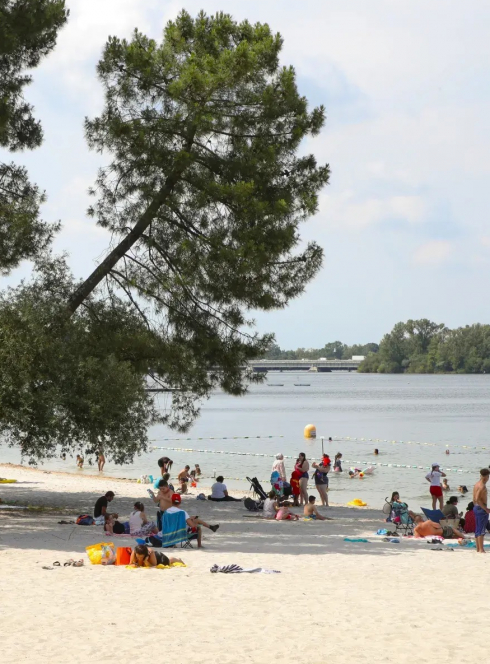 La Plage du Lac : baignade près de Bordeaux