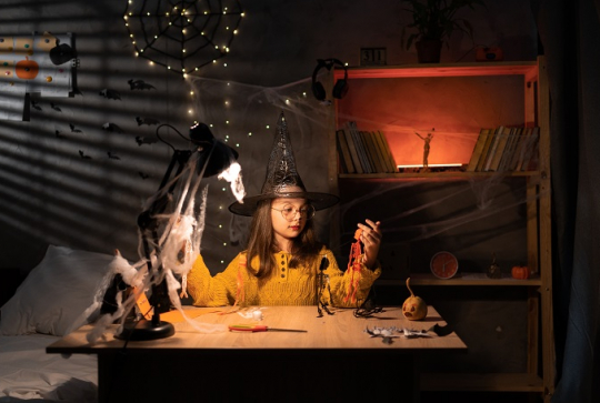 Squelette diapo Halloween bricolage