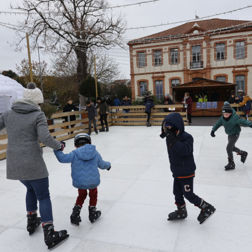Fééries d'hiver 2023 de Castanet Tolosan : patinoire