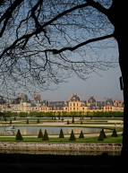 Château de Fontainebleau : vue depuis le parc