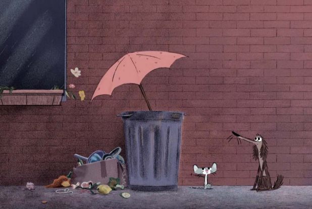 Chien Pourri, la vie à Paris ! : parapluie