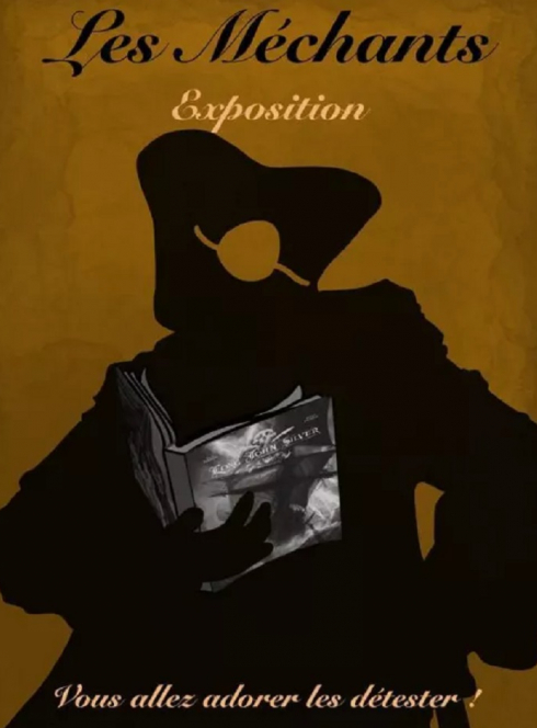 Affiche exposition "Les méchants"