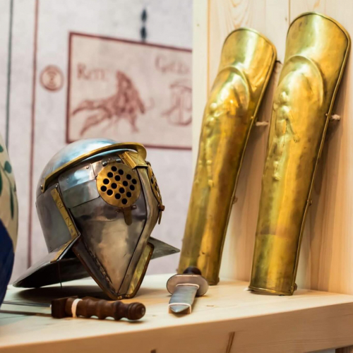 Expo Gladiateurs, descendez dans l'arène au Chronographe : casque