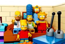 LEGO Maison Simpson : dans le salon