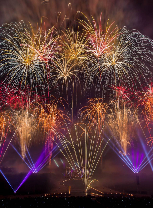 Le Grand Feu de Saint-Cloud en famille