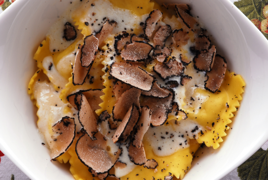 Pâtes truffes Noël