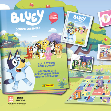 Gagnez des stickers et un album PANINI "Bluey"