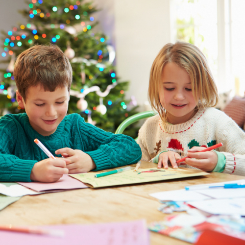 Une jolie carte à fabriquer pour le Père Noël