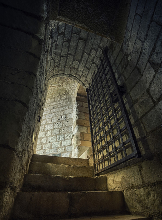 Forteresse de Chinon de l'intérieur