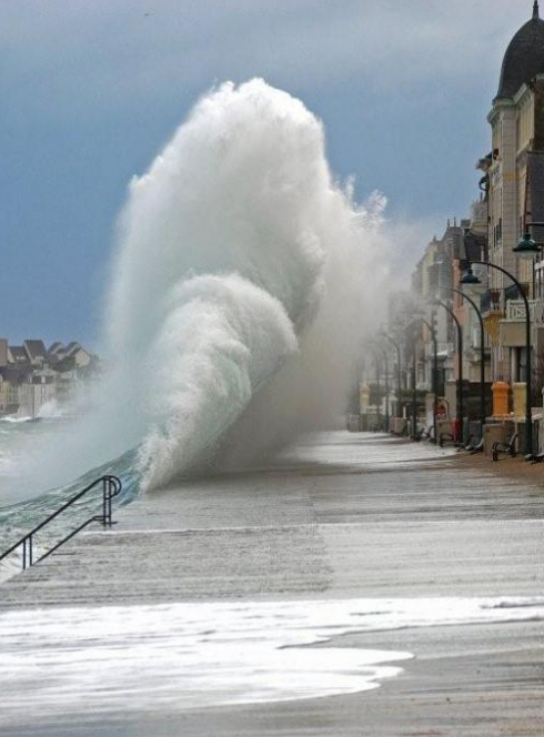 Grandes marées à Saint-Malo