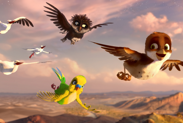 Le voyage de Ricky - Vol dans un ciel orangé