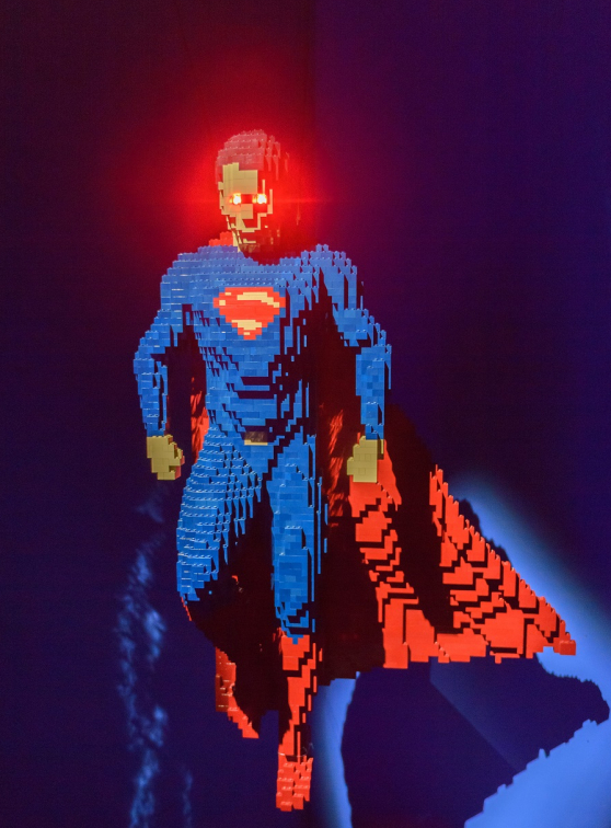 The Art of the Brick : DC super heroes - Superman vision