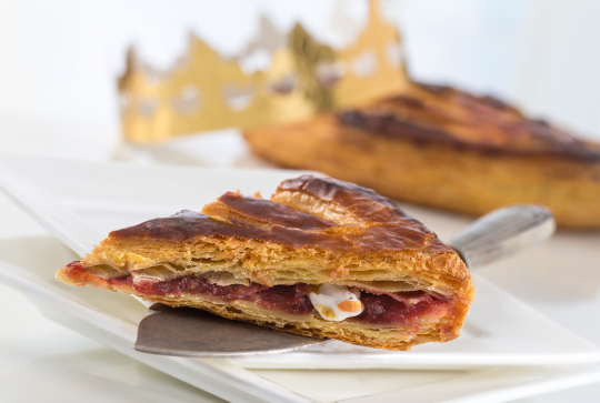 La galette des rois aux framboises