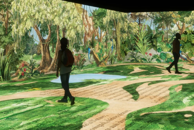 Cité immersive des Fables : forêt