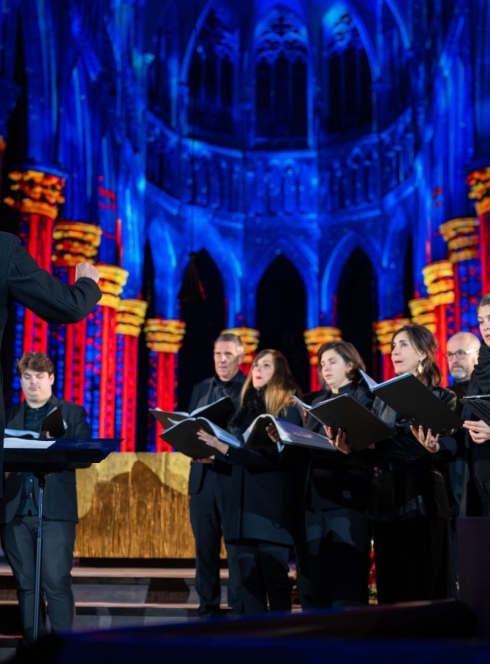 Luminiscence dans la Cathédrale de Strasbourg - les choeurs