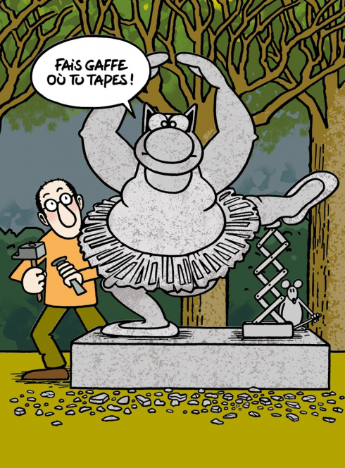 Expo Le Chat déambule de Geluck