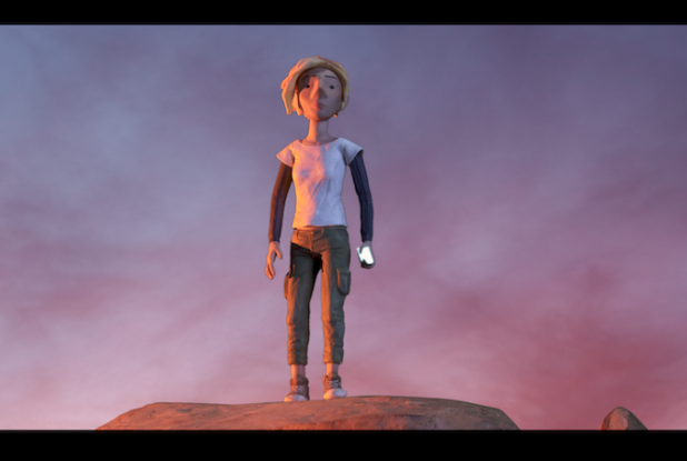 Les Démons d'argile : coucher de soleil