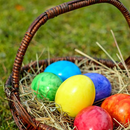 Pâques 2024 au bois des Lutins de Villeneuve-Loubet : œufs colorés