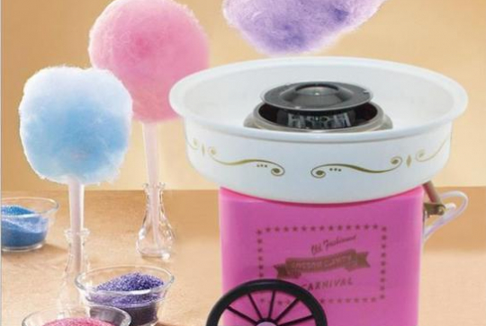 Un stand de barbe à papa